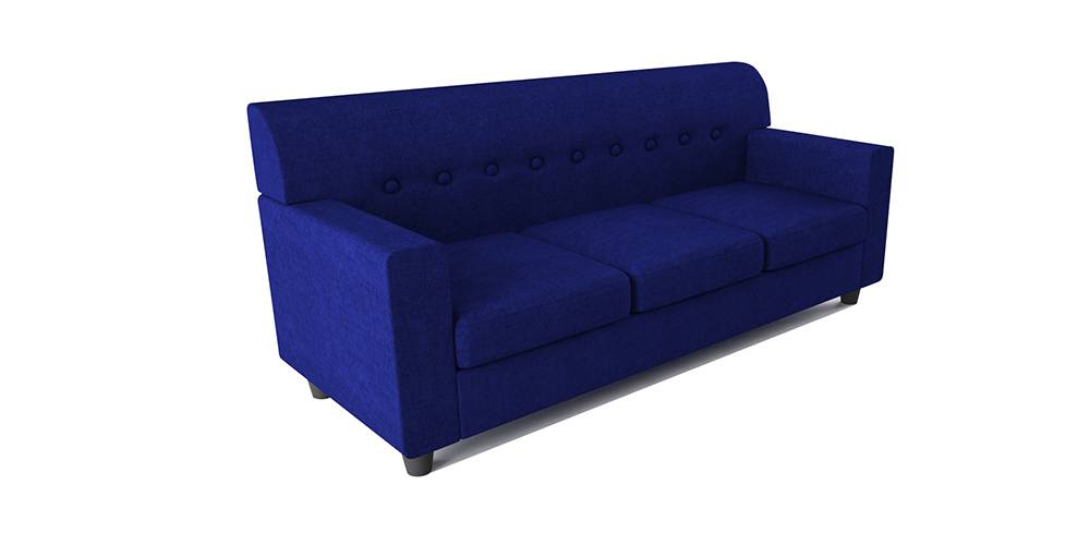Solitaire Fabric Sofa - Navy Blue